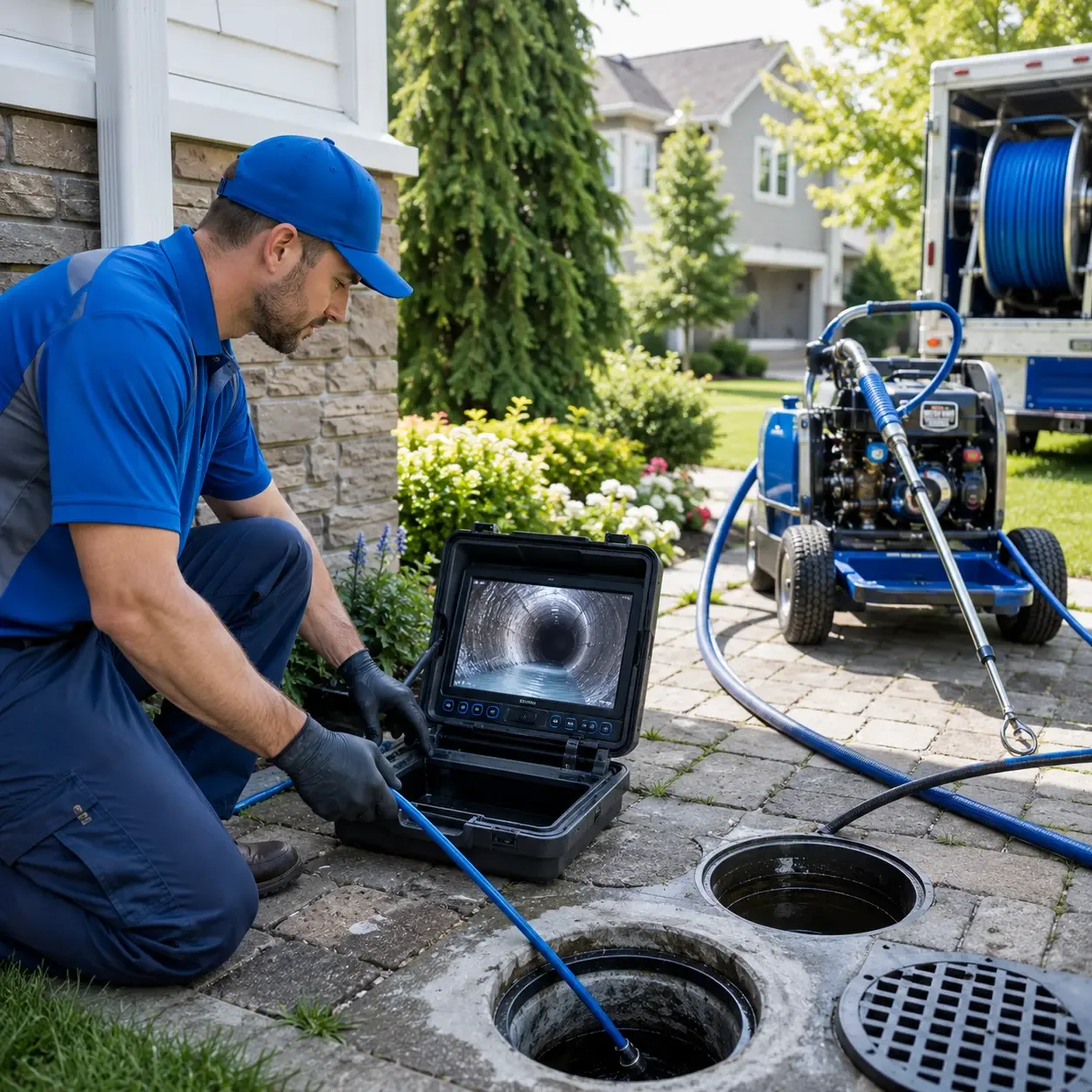 Outdoor drain cleaning professionals serving Hartford, VT